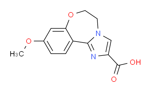CAS No. 1956376-43-4, 9-Methoxy-5,6-dihydrobenzo[f]imidazo[1,2-d][1,4]oxazepine-2-carboxylic acid