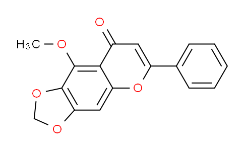 CAS No. 119120-32-0, 9-Methoxy-6-phenyl-8H-[1,3]dioxolo[4,5-g]chromen-8-one