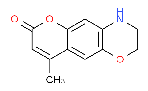CAS No. 424817-15-2, 9-Methyl-3,4-dihydrochromeno[6,7-b][1,4]oxazin-7(2H)-one