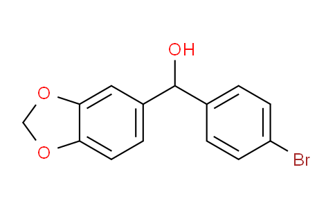 CAS No. 1281333-12-7, Benzo[d][1,3]dioxol-5-yl(4-bromophenyl)methanol