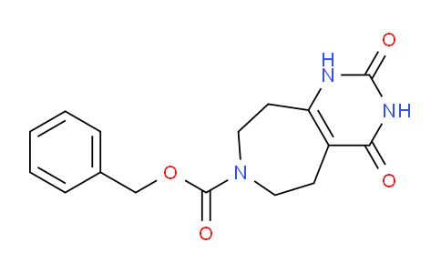 CAS No. 1207369-43-4, Benzyl 2,4-dioxo-3,4,5,6,8,9-hexahydro-1H-pyrimido[4,5-d]azepine-7(2H)-carboxylate