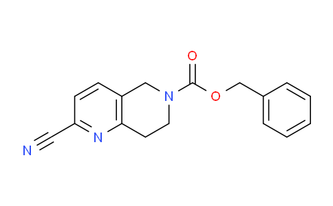 CAS No. 1416712-45-2, Benzyl 2-cyano-7,8-dihydro-1,6-naphthyridine-6(5H)-carboxylate