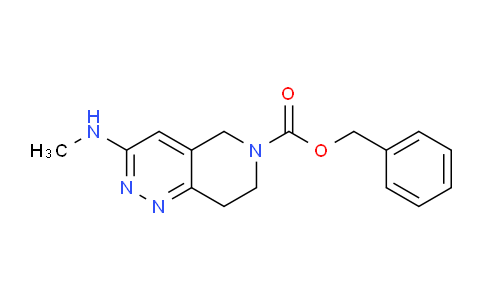 CAS No. 1824267-08-4, Benzyl 3-(methylamino)-7,8-dihydropyrido[4,3-c]pyridazine-6(5H)-carboxylate