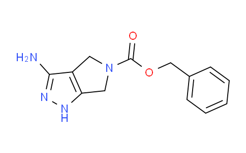 CAS No. 1276125-31-5, Benzyl 3-amino-4,6-dihydropyrrolo[3,4-c]pyrazole-5(1H)-carboxylate