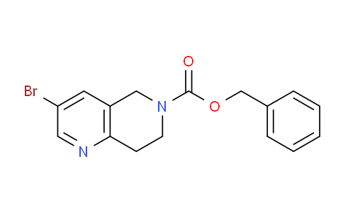 CAS No. 1802152-64-2, Benzyl 3-bromo-7,8-dihydro-1,6-naphthyridine-6(5H)-carboxylate
