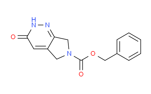 CAS No. 1395493-21-6, Benzyl 3-oxo-5,7-dihydro-2H-pyrrolo[3,4-c]pyridazine-6(3H)-carboxylate