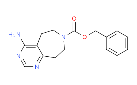 CAS No. 1260810-71-6, Benzyl 4-amino-8,9-dihydro-5H-pyrimido[4,5-d]azepine-7(6H)-carboxylate