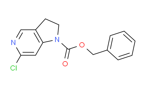CAS No. 1823510-28-6, Benzyl 6-chloro-2,3-dihydro-1H-pyrrolo[3,2-c]pyridine-1-carboxylate