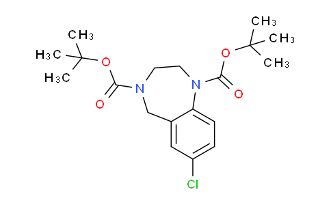 CAS No. 1416440-01-1, Di-tert-butyl 7-chloro-2,3-dihydro-1H-benzo[e][1,4]diazepine-1,4(5H)-dicarboxylate