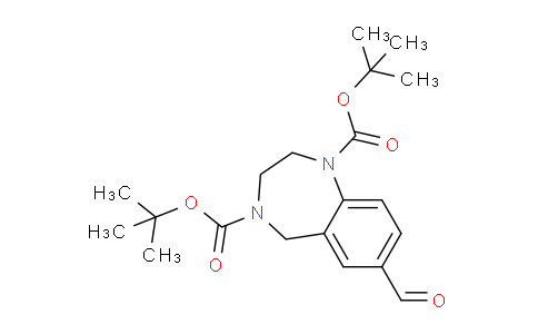 CAS No. 1416439-48-9, Di-tert-butyl 7-formyl-2,3-dihydro-1H-benzo[e][1,4]diazepine-1,4(5H)-dicarboxylate