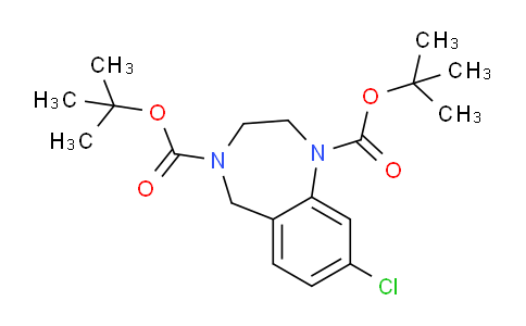 CAS No. 1416438-28-2, Di-tert-butyl 8-chloro-2,3-dihydro-1H-benzo[e][1,4]diazepine-1,4(5H)-dicarboxylate