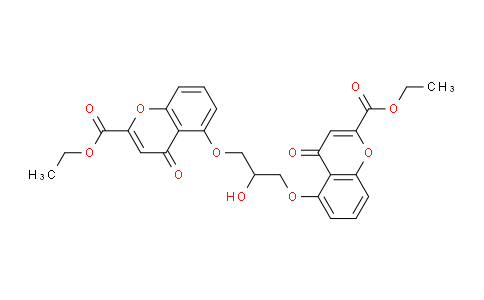 CAS No. 16150-45-1, Diethyl 5,5'-((2-hydroxypropane-1,3-diyl)bis(oxy))bis(4-oxo-4H-chromene-2-carboxylate)
