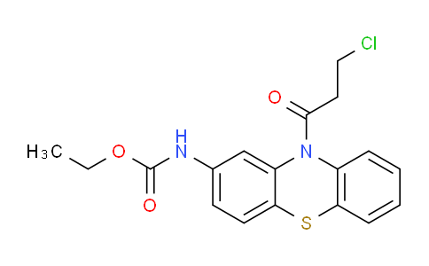CAS No. 34749-22-9, Ethyl (10-(3-chloropropanoyl)-10H-phenothiazin-2-yl)carbamate