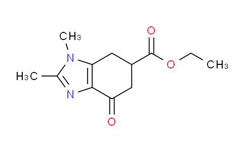 CAS No. 871724-23-1, Ethyl 1,2-dimethyl-4-oxo-4,5,6,7-tetrahydro-1H-benzo[d]imidazole-6-carboxylate