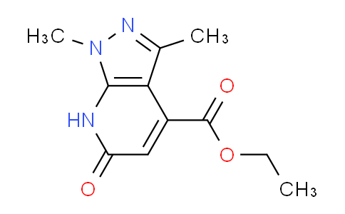 CAS No. 1018166-09-0, Ethyl 1,3-dimethyl-6-oxo-6,7-dihydro-1H-pyrazolo[3,4-b]pyridine-4-carboxylate