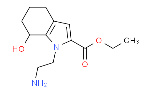 CAS No. 1956380-19-0, Ethyl 1-(2-aminoethyl)-7-hydroxy-4,5,6,7-tetrahydro-1H-indole-2-carboxylate