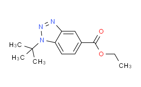 CAS No. 1845716-98-4, Ethyl 1-(tert-butyl)-1H-benzo[d][1,2,3]triazole-5-carboxylate