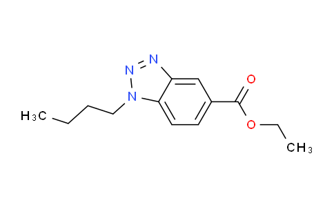 CAS No. 1845698-42-1, Ethyl 1-butyl-1H-benzo[d][1,2,3]triazole-5-carboxylate
