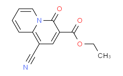 CAS No. 21203-19-0, Ethyl 1-cyano-4-oxo-4H-quinolizine-3-carboxylate
