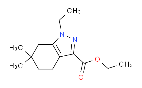 CAS No. 1233243-54-3, Ethyl 1-ethyl-6,6-dimethyl-4,5,6,7-tetrahydro-1H-indazole-3-carboxylate