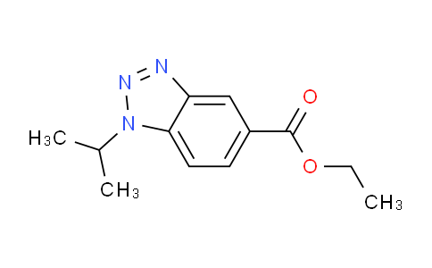 CAS No. 1352217-61-8, Ethyl 1-isopropyl-1,2,3-benzotriazole-5-carboxylate