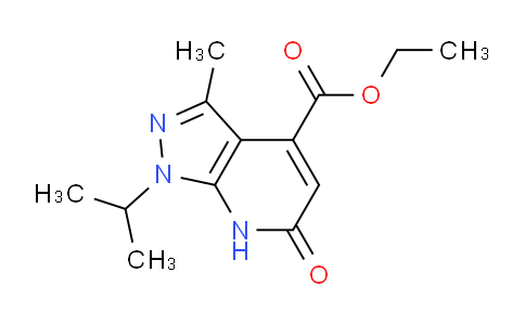 CAS No. 1174844-27-9, Ethyl 1-isopropyl-3-methyl-6-oxo-6,7-dihydro-1H-pyrazolo[3,4-b]pyridine-4-carboxylate