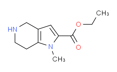 CAS No. 1708168-11-9, Ethyl 1-methyl-4,5,6,7-tetrahydro-1H-pyrrolo[3,2-c]pyridine-2-carboxylate