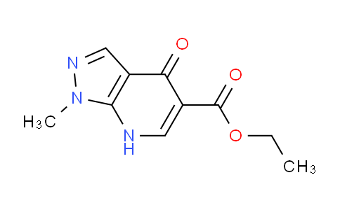 CAS No. 54738-81-7, Ethyl 1-methyl-4-oxo-4,7-dihydro-1H-pyrazolo[3,4-b]pyridine-5-carboxylate