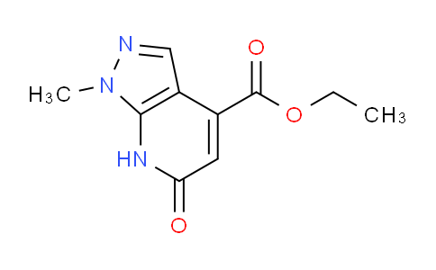 CAS No. 1245808-56-3, Ethyl 1-methyl-6-oxo-6,7-dihydro-1H-pyrazolo[3,4-b]pyridine-4-carboxylate