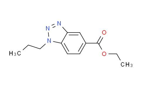 CAS No. 1820620-41-4, Ethyl 1-propyl-1H-benzo[d][1,2,3]triazole-5-carboxylate
