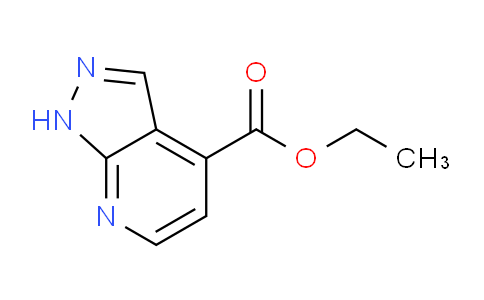 CAS No. 1956321-24-6, Ethyl 1H-pyrazolo[3,4-b]pyridine-4-carboxylate