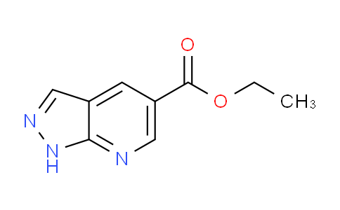 CAS No. 1256824-48-2, Ethyl 1H-pyrazolo[3,4-b]pyridine-5-carboxylate