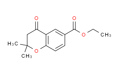 CAS No. 933055-06-2, Ethyl 2,2-dimethyl-4-oxochroman-6-carboxylate