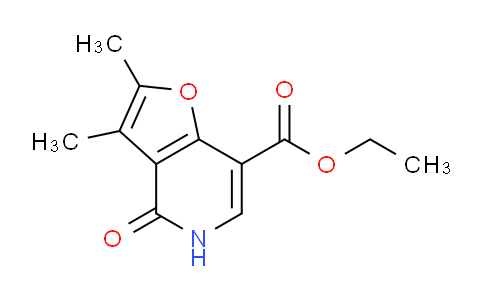CAS No. 1956382-70-9, Ethyl 2,3-dimethyl-4-oxo-4,5-dihydrofuro[3,2-c]pyridine-7-carboxylate
