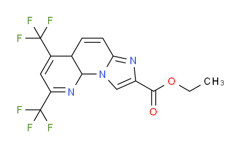 CAS No. 439094-91-4, Ethyl 2,4-Bis(trifluoromethyl)-4a,10a-dihydroimidazo[1,2-a][1,8]naphthyridine-8-carboxylate