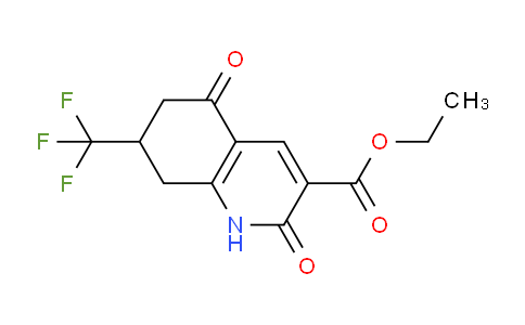 CAS No. 1420794-30-4, Ethyl 2,5-dioxo-7-(trifluoromethyl)-1,2,5,6,7,8-hexahydroquinoline-3-carboxylate