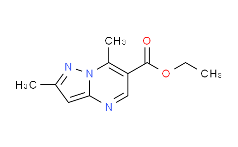 CAS No. 162286-54-6, Ethyl 2,7-dimethylpyrazolo[1,5-a]pyrimidine-6-carboxylate