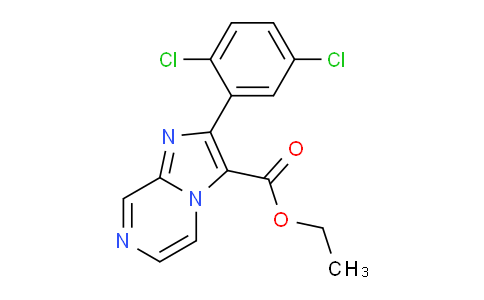 CAS No. 1426521-26-7, Ethyl 2-(2,5-dichlorophenyl)imidazo[1,2-a]pyrazine-3-carboxylate