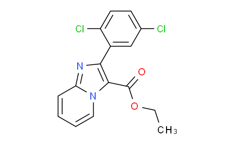 CAS No. 1426521-21-2, Ethyl 2-(2,5-dichlorophenyl)imidazo[1,2-a]pyridine-3-carboxylate