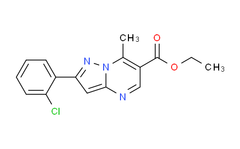 CAS No. 1332506-36-1, Ethyl 2-(2-chlorophenyl)-7-methylpyrazolo[1,5-a]pyrimidine-6-carboxylate