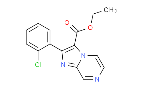 CAS No. 1956376-69-4, Ethyl 2-(2-chlorophenyl)imidazo[1,2-a]pyrazine-3-carboxylate
