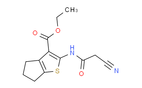 CAS No. 544434-08-4, Ethyl 2-(2-cyanoacetamido)-5,6-dihydro-4H-cyclopenta[b]thiophene-3-carboxylate