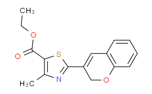 CAS No. 1291490-33-9, Ethyl 2-(2H-chromen-3-yl)-4-methylthiazole-5-carboxylate