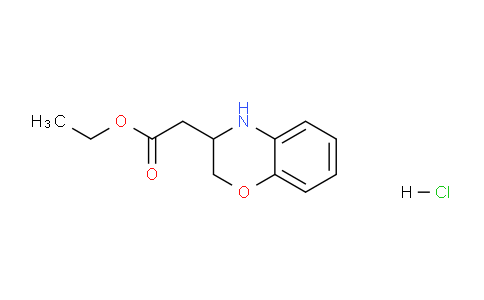 CAS No. 1363405-52-0, Ethyl 2-(3,4-dihydro-2H-benzo[b][1,4]oxazin-3-yl)acetate hydrochloride