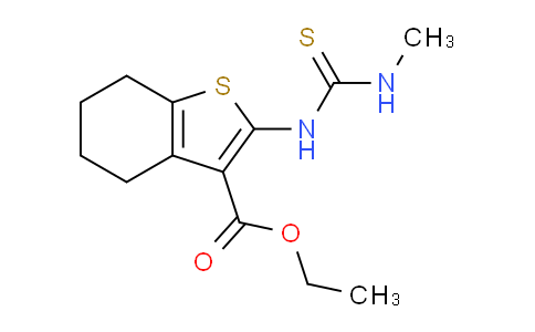 CAS No. 51486-13-6, Ethyl 2-(3-methylthioureido)-4,5,6,7-tetrahydrobenzo[b]thiophene-3-carboxylate