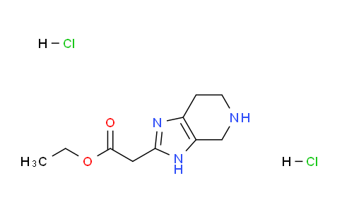 CAS No. 1384264-76-9, Ethyl 2-(4,5,6,7-tetrahydro-3H-imidazo[4,5-c]pyridin-2-yl)acetate dihydrochloride