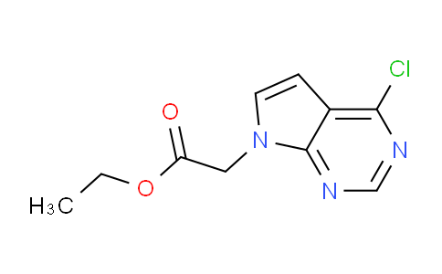 CAS No. 1823243-43-1, Ethyl 2-(4-chloro-7H-pyrrolo[2,3-d]pyrimidin-7-yl)acetate