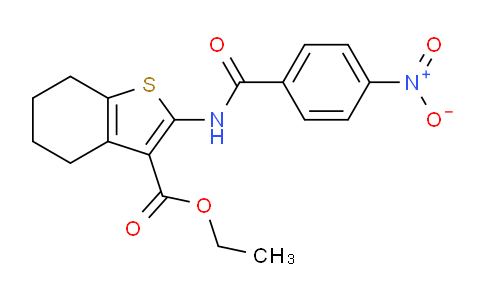 CAS No. 72625-08-2, Ethyl 2-(4-nitrobenzamido)-4,5,6,7-tetrahydrobenzo[b]thiophene-3-carboxylate