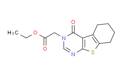CAS No. 40277-49-4, Ethyl 2-(4-oxo-5,6,7,8-tetrahydrobenzo[4,5]thieno[2,3-d]pyrimidin-3(4H)-yl)acetate