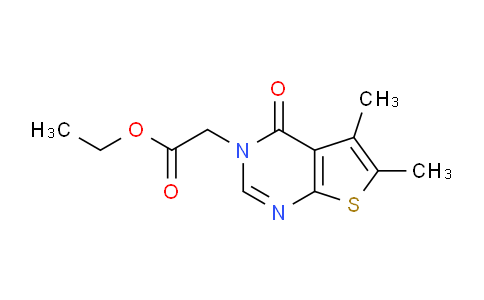 CAS No. 369397-75-1, Ethyl 2-(5,6-dimethyl-4-oxothieno[2,3-d]pyrimidin-3(4H)-yl)acetate